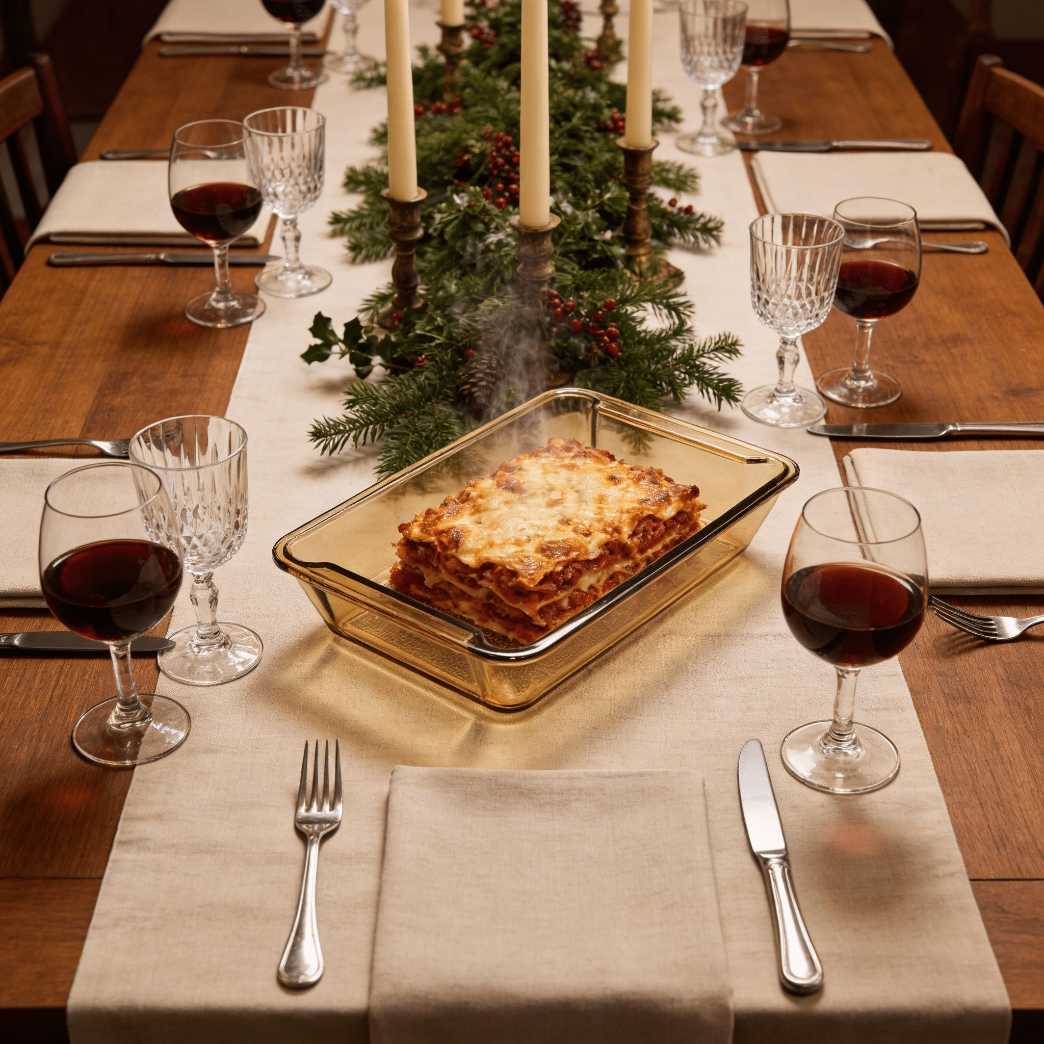 Sienna Glow amber borosilicate glass rectangular baker roasting pan for stylish oven cooking and serving.SOLA & SIENNA