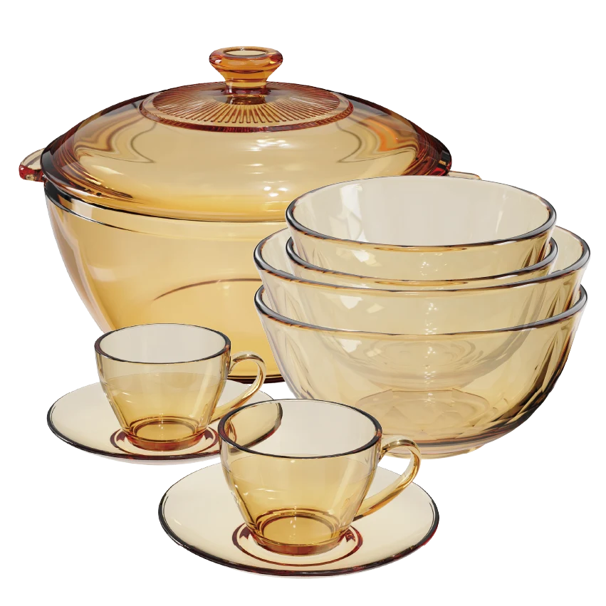 Glass Tumbler Set
