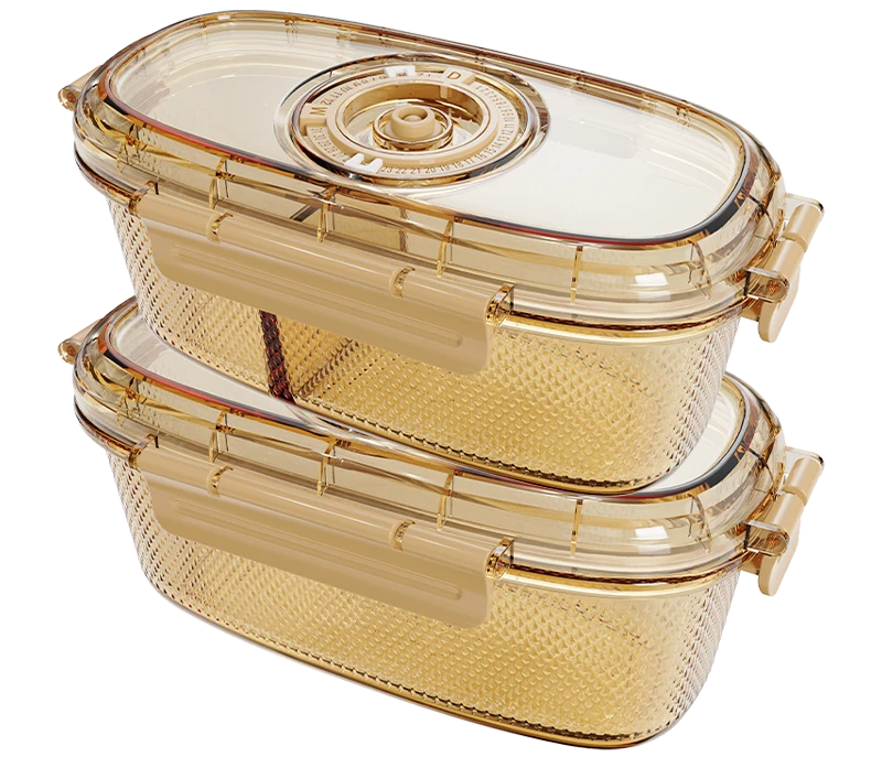 Oval Textured Food Container