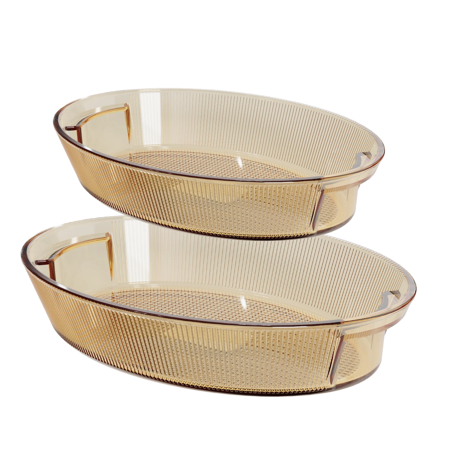 Oval Ribbed Baking Dish