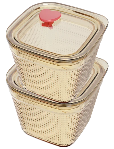 Square Textured Food Container