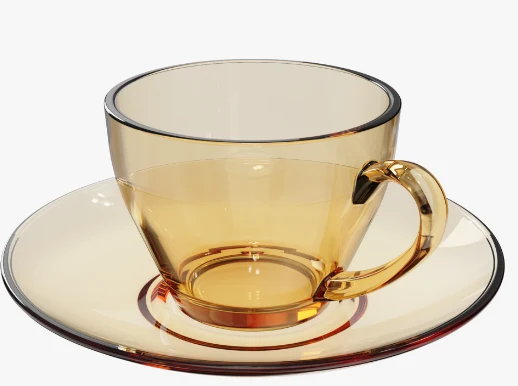 Glass Coffee Cup Set