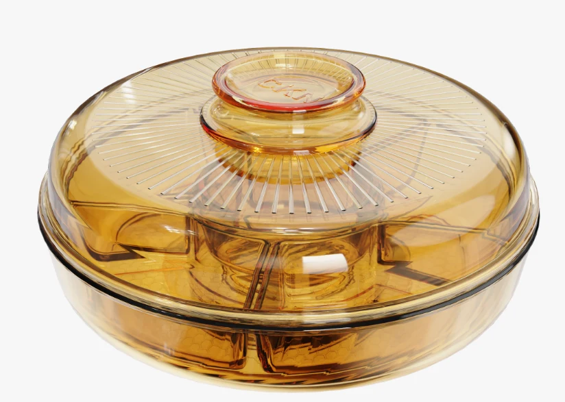 Round Spiral Food Container