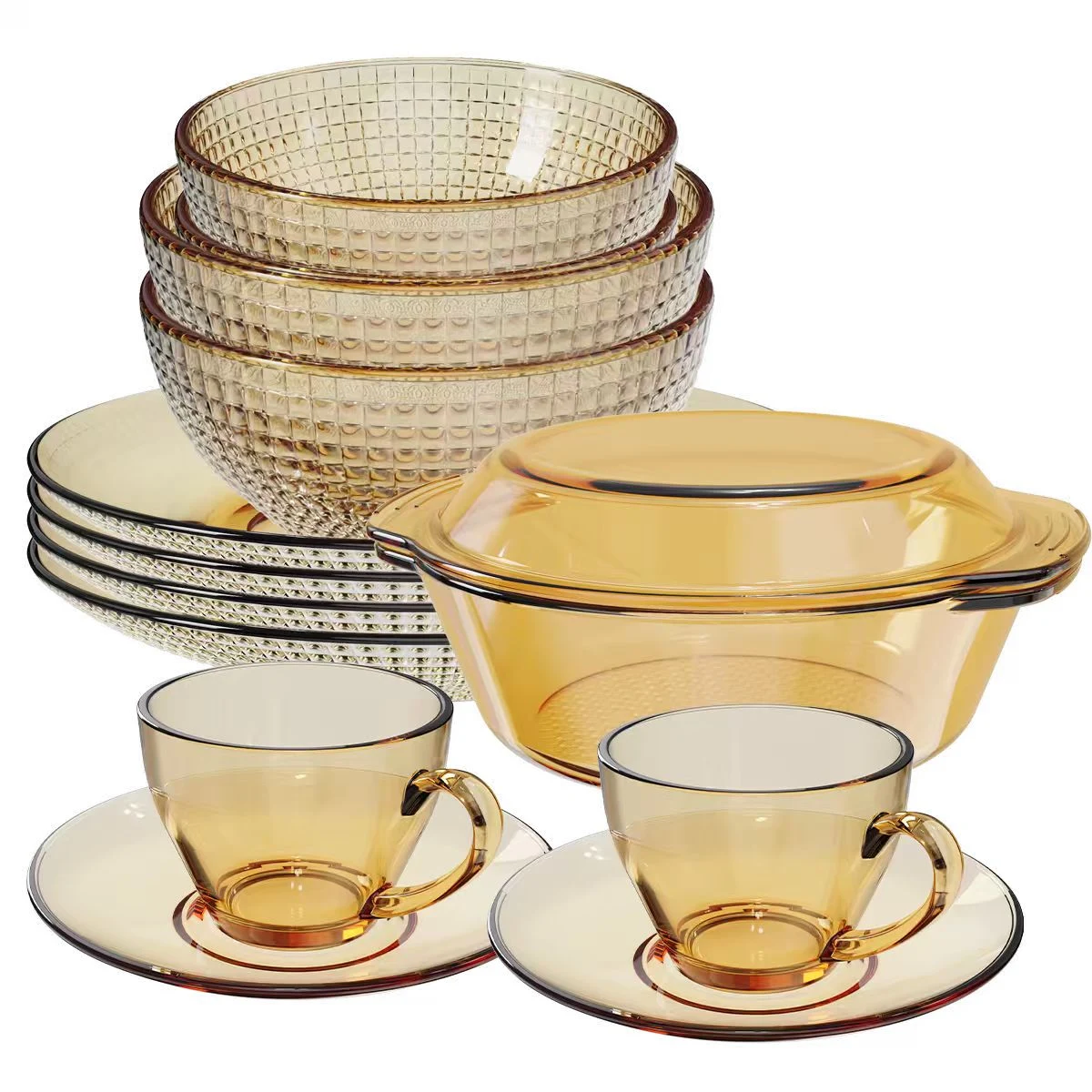 Dotted Food Container Set
