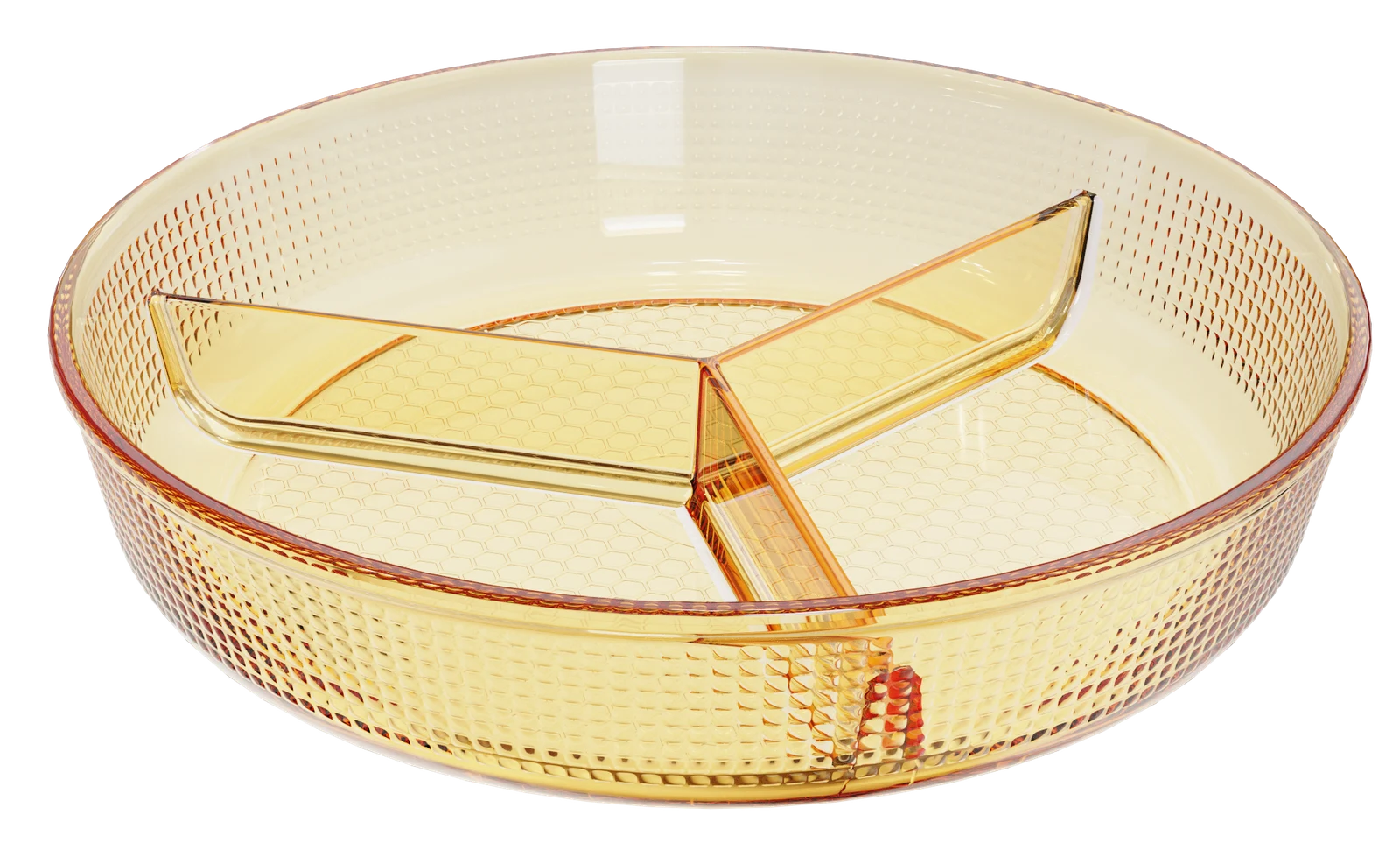Round Dotted Serving Dish