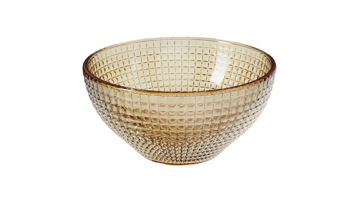 Dotted Glass Bowl
