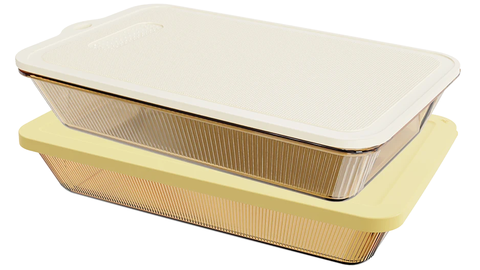 Rectangular Ribbed Baking Dish
