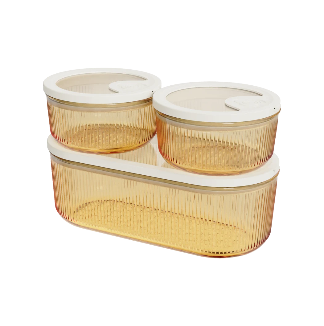 Ribbed Food Container