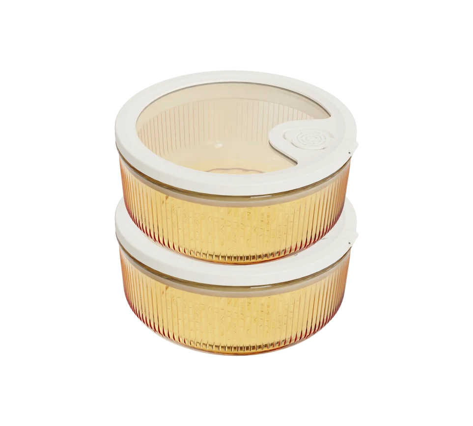 Round Ribbed Food Container