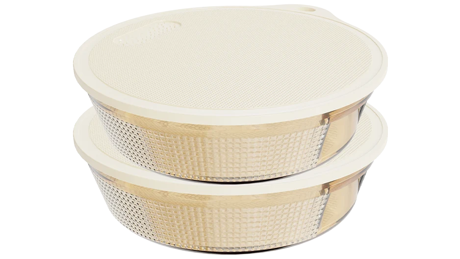 Round Textured Baking Dish Set
