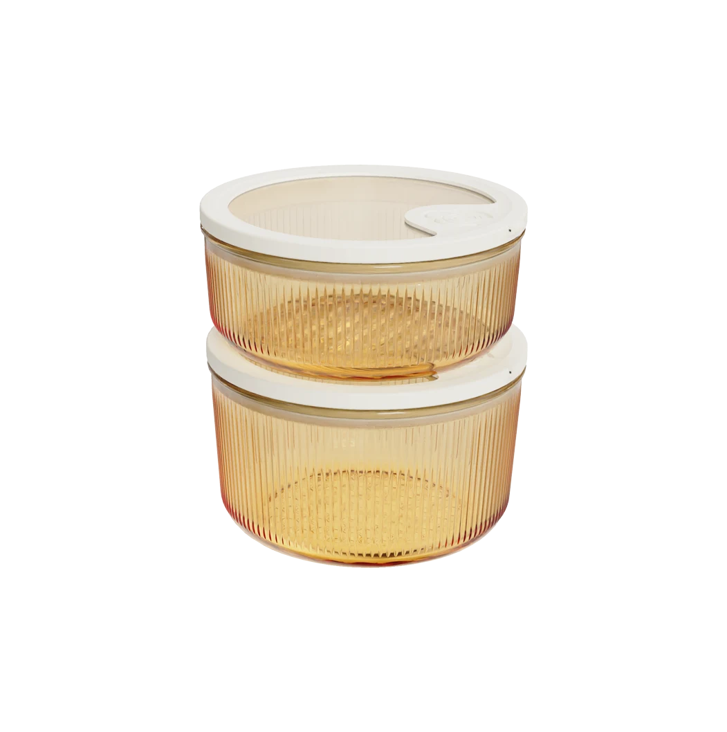 Round Ribbed Food Container