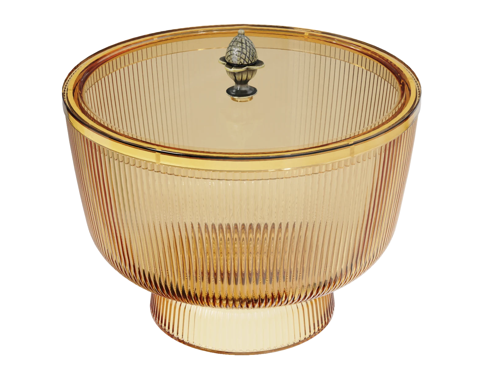 Ribbed Serving Dish
