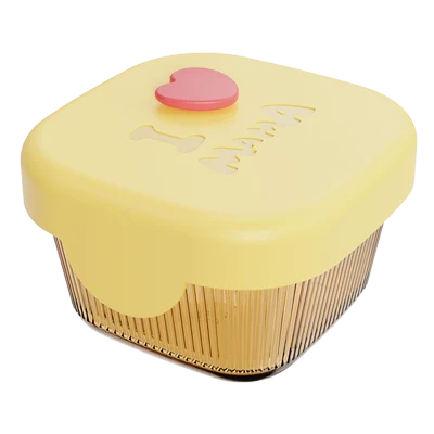 Square Ribbed Food Container