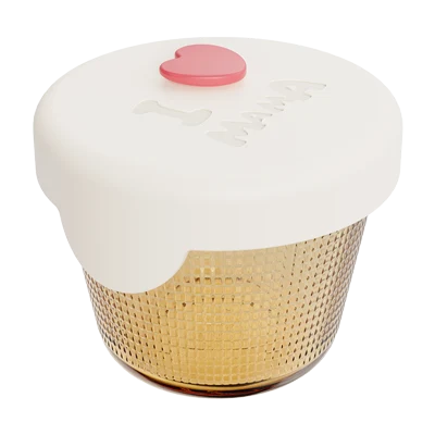 Round Textured Food Container