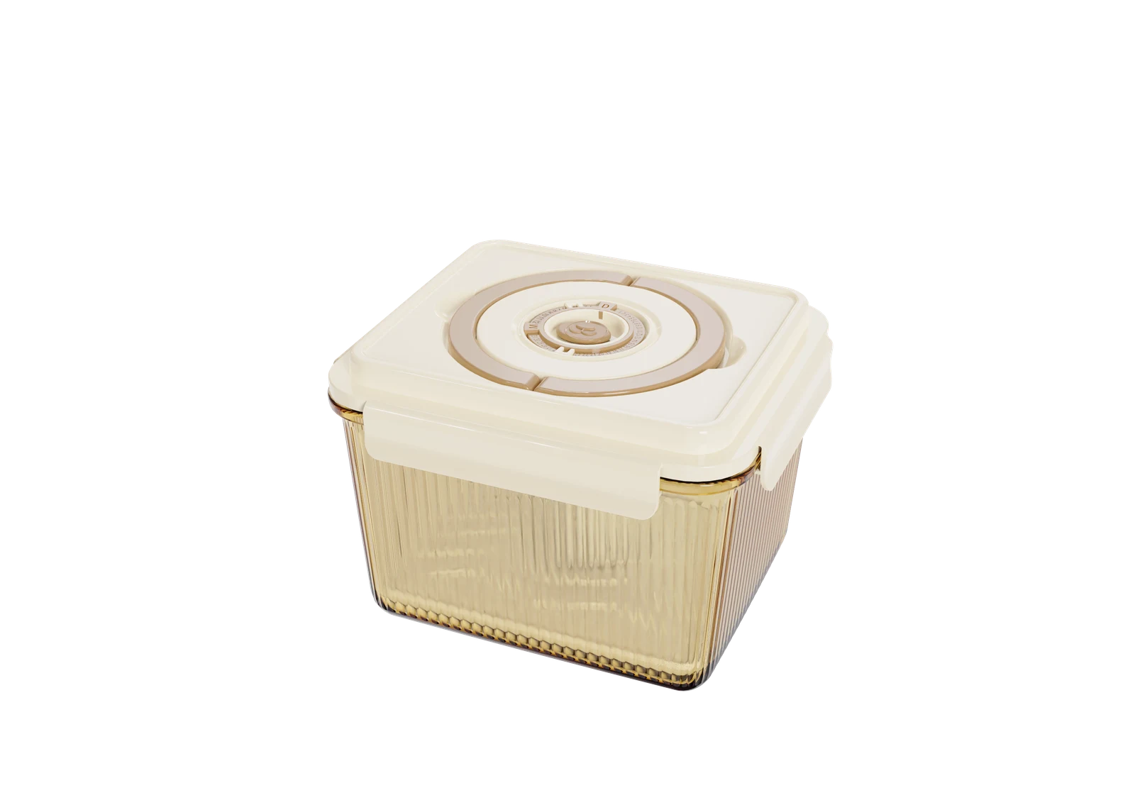 Rectangular Ribbed Storage Container