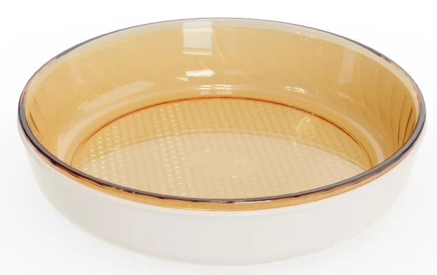 Round Spiral Serving Dish