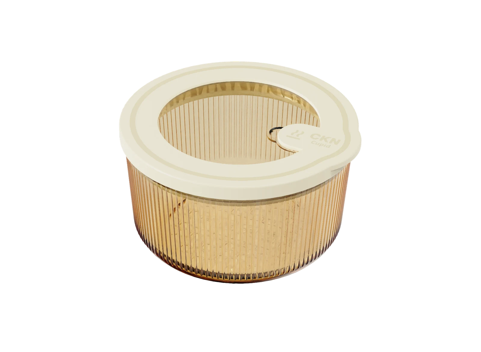 Round Ribbed Food Container