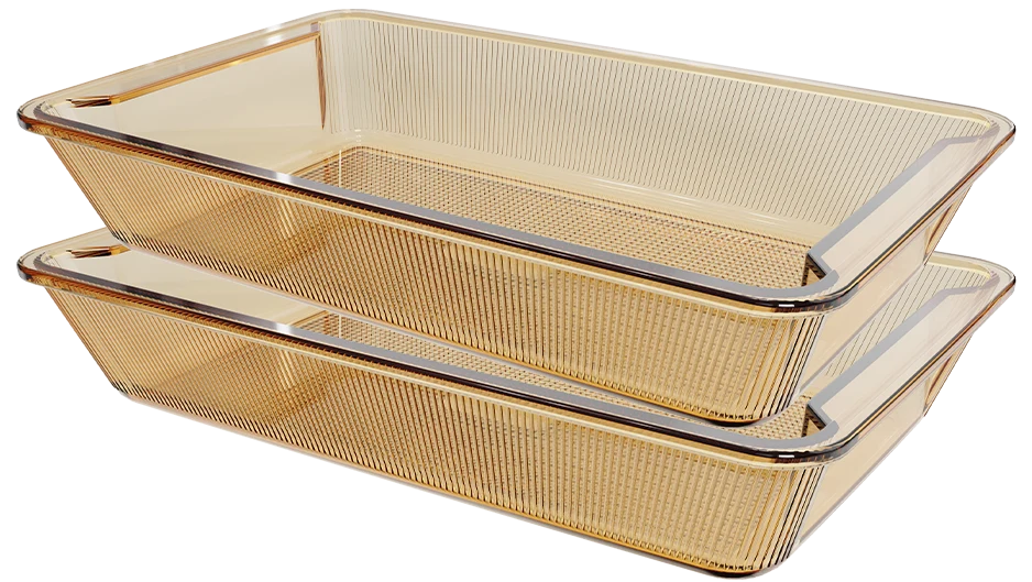 Rectangular Ribbed Baking Dish