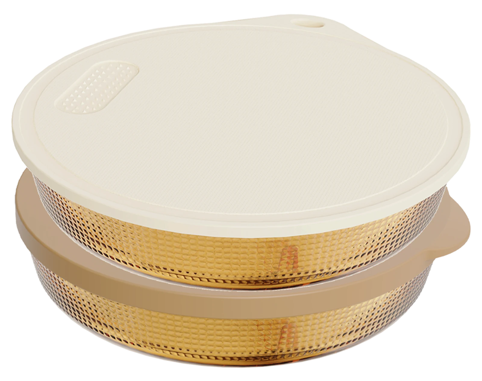 Round Dotted Baking Dish Set