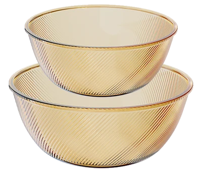 Ribbed Serving Bowl