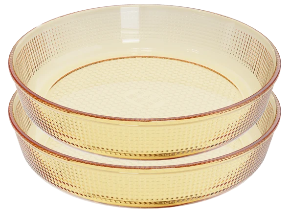 Round Dotted Baking Dish