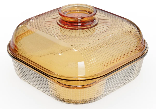 Square Textured Food Container