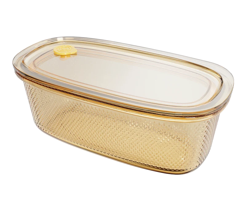 Oval Textured Food Container