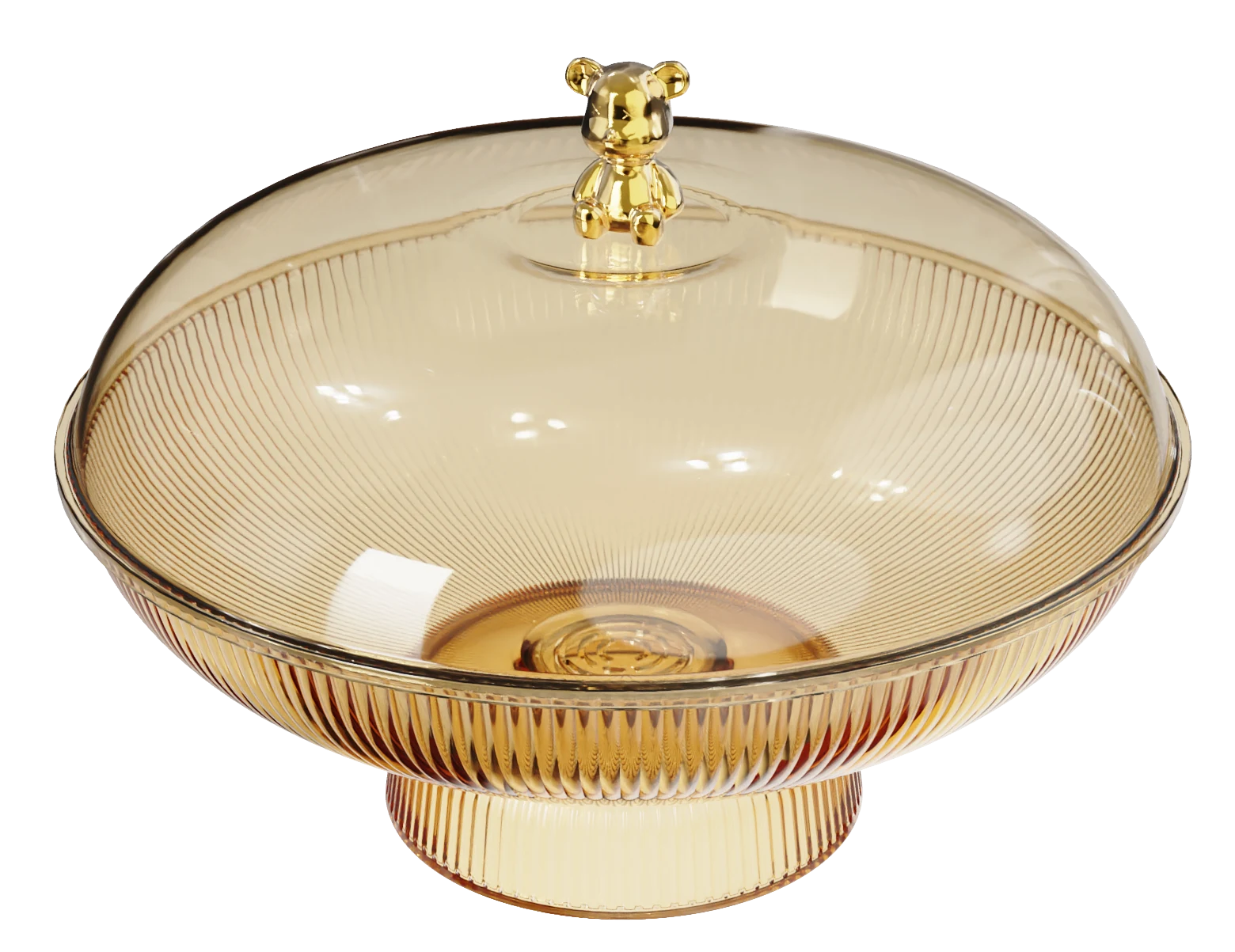 Ribbed Serving Dish