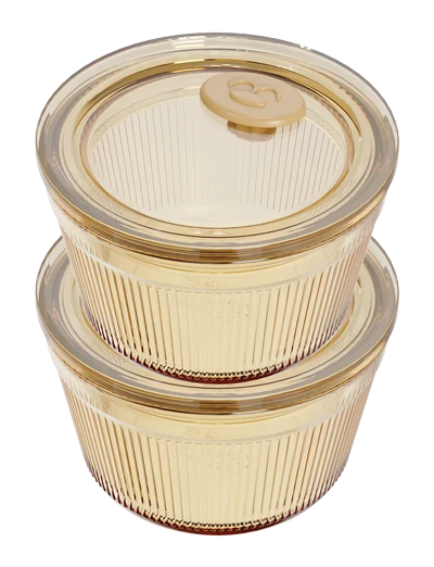 Round Ribbed Food Container