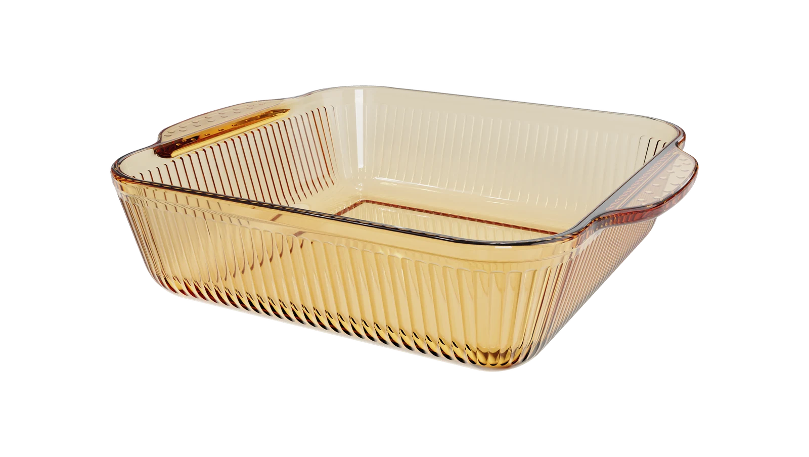 Square Ribbed Baking Dish