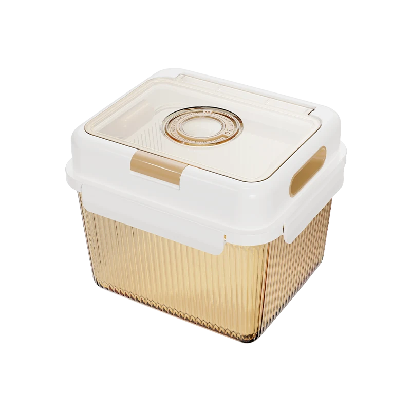 Rectangular Ribbed Storage Container