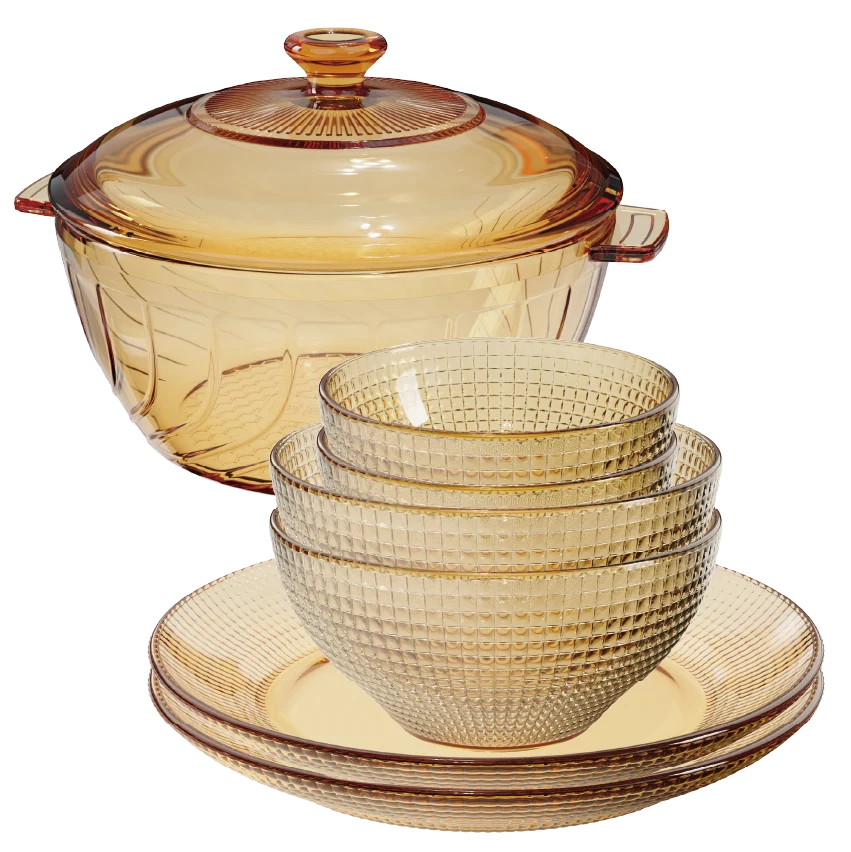Dotted Food Container Set
