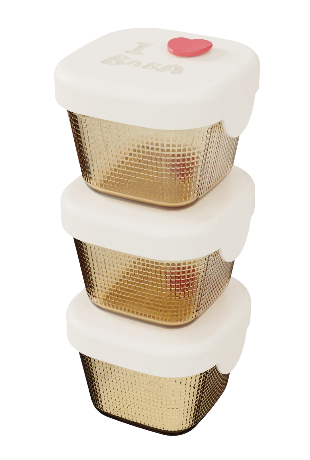 Square Textured Food Container