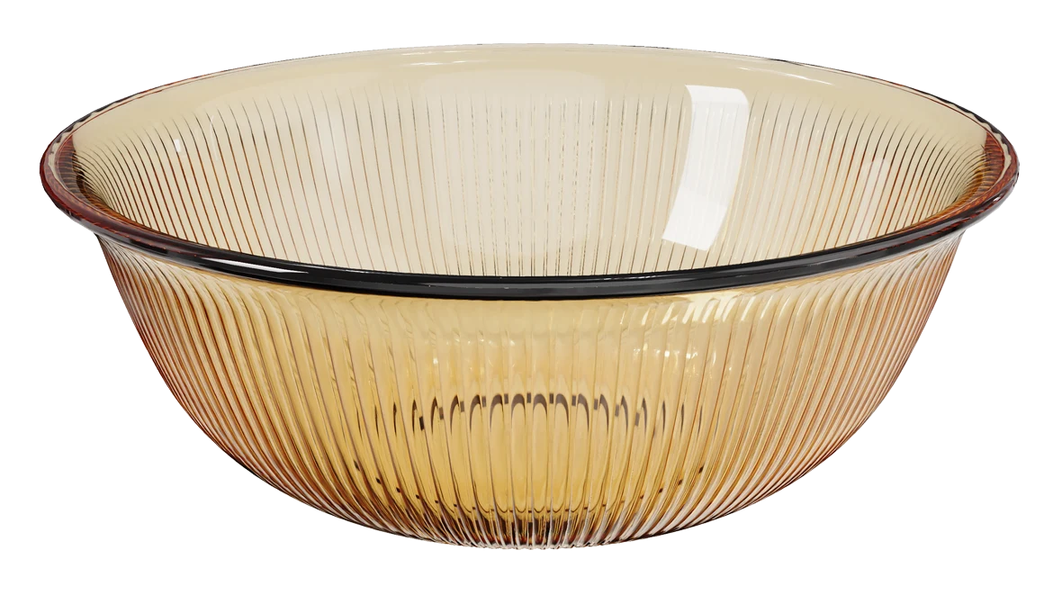 Ribbed Serving Bowl
