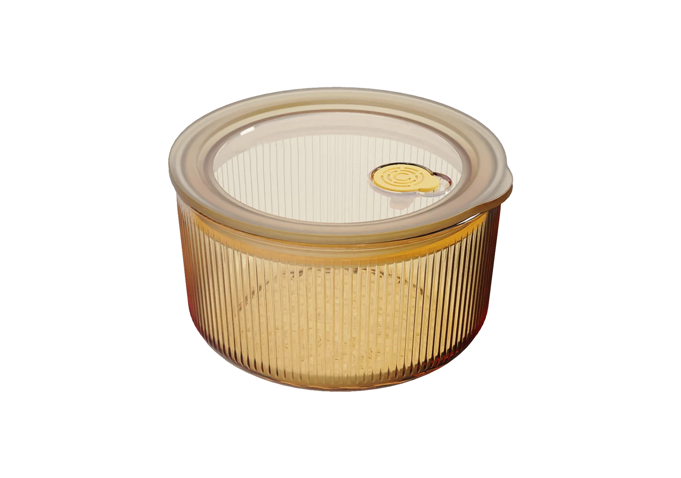 Round Ribbed Food Container