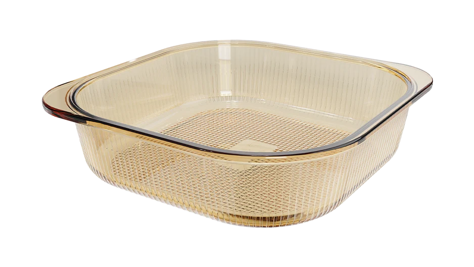 Square Ribbed Baking Dish