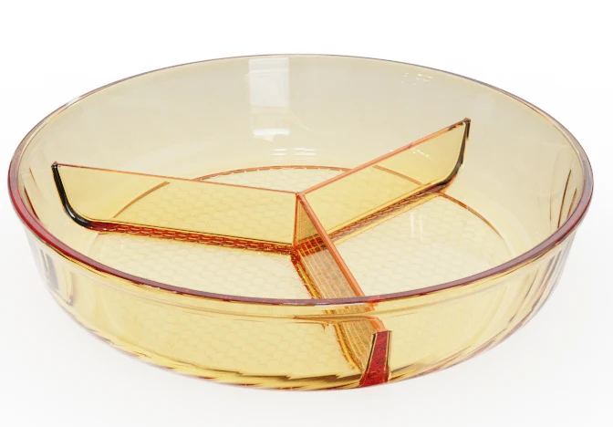 Round Spiral Serving Dish