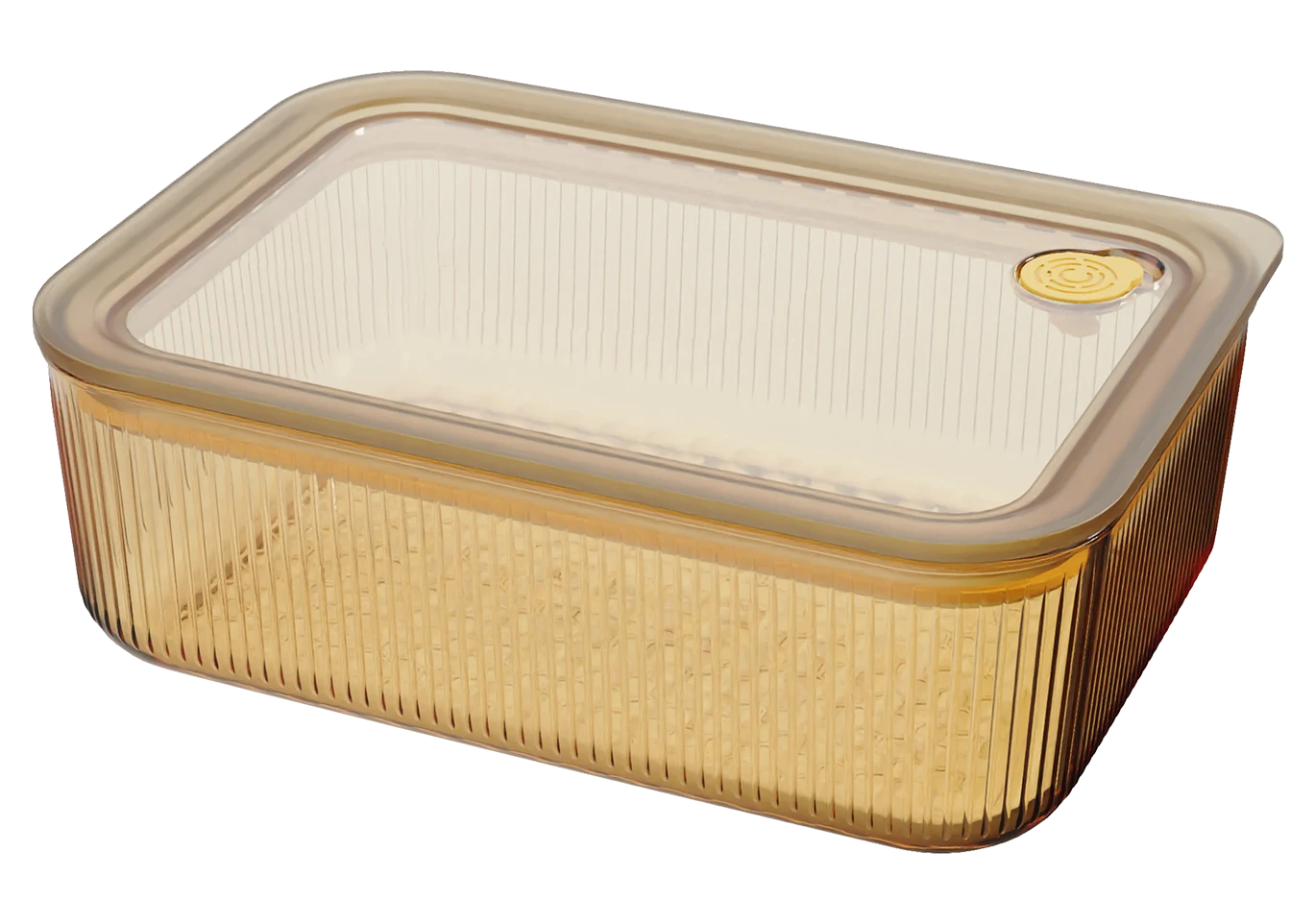 Rectangular Ribbed Food Container