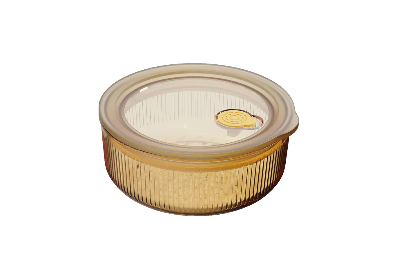 Round Ribbed Food Container
