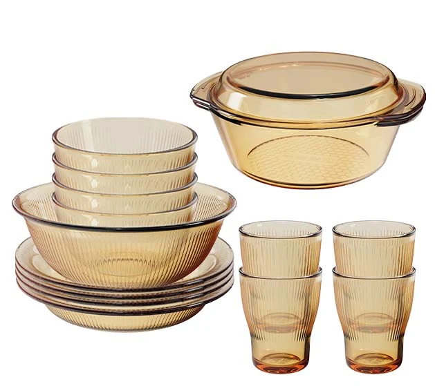Ribbed Food Container Set