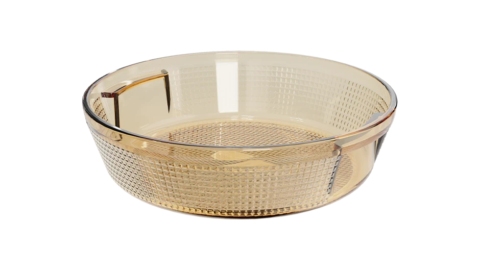 Round Textured Baking Dish