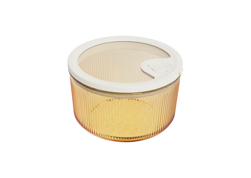 Round Ribbed Food Container