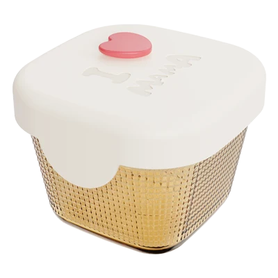Square Textured Food Container