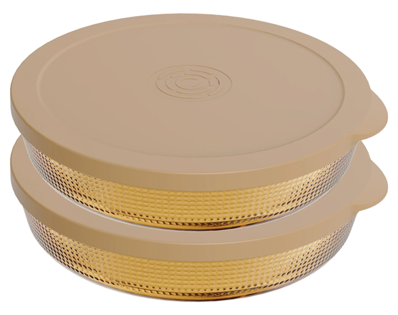 Round Dotted Baking Dish Set