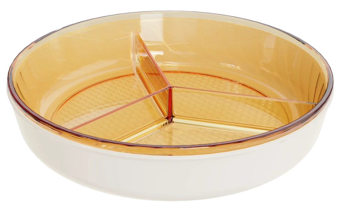 Round Spiral Serving Dish