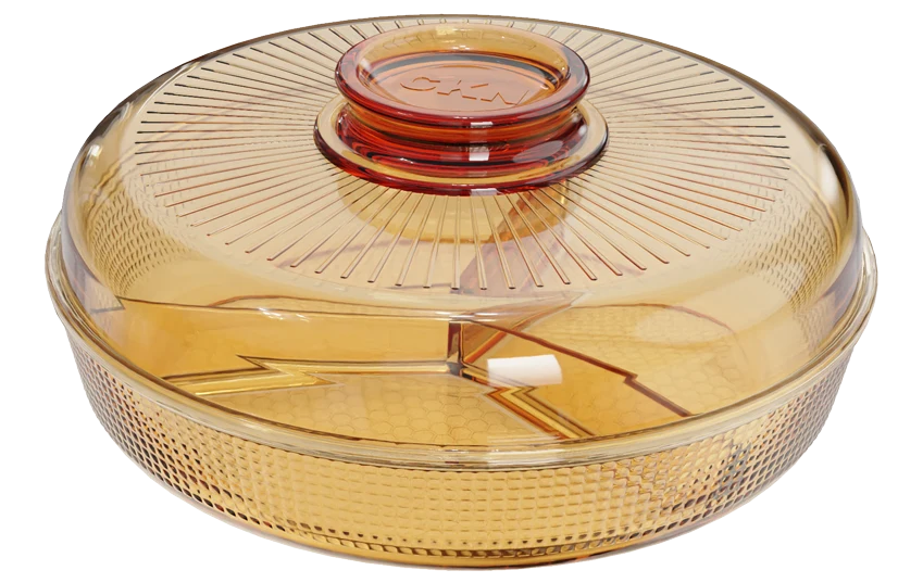 Round Dotted Serving Dish Set