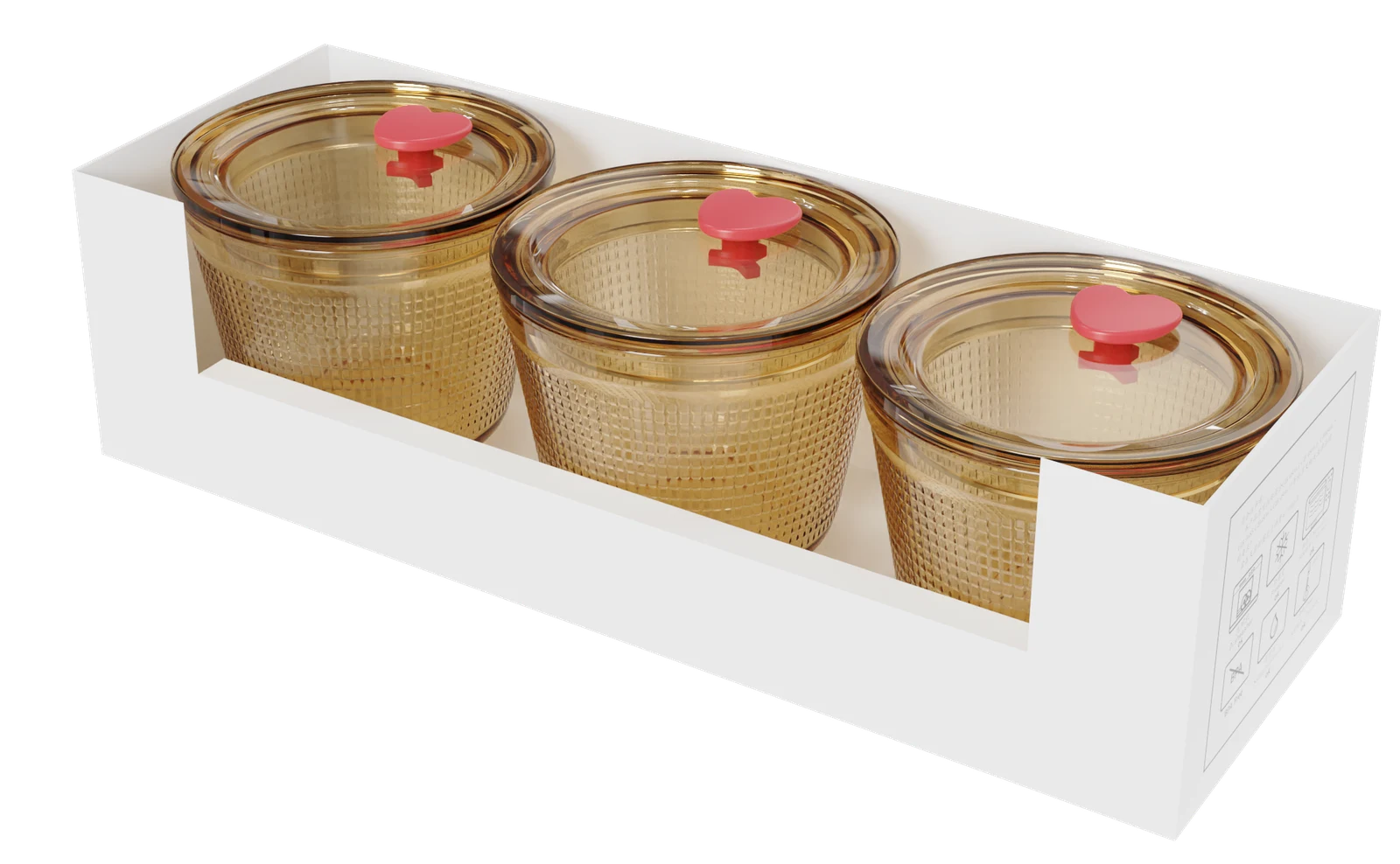 Round Textured Food Container