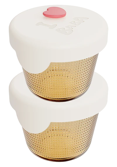 Round Textured Food Container