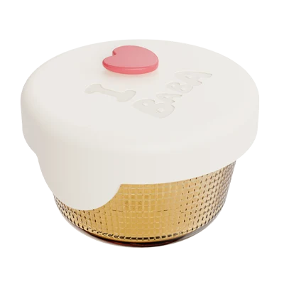 Round Textured Food Container