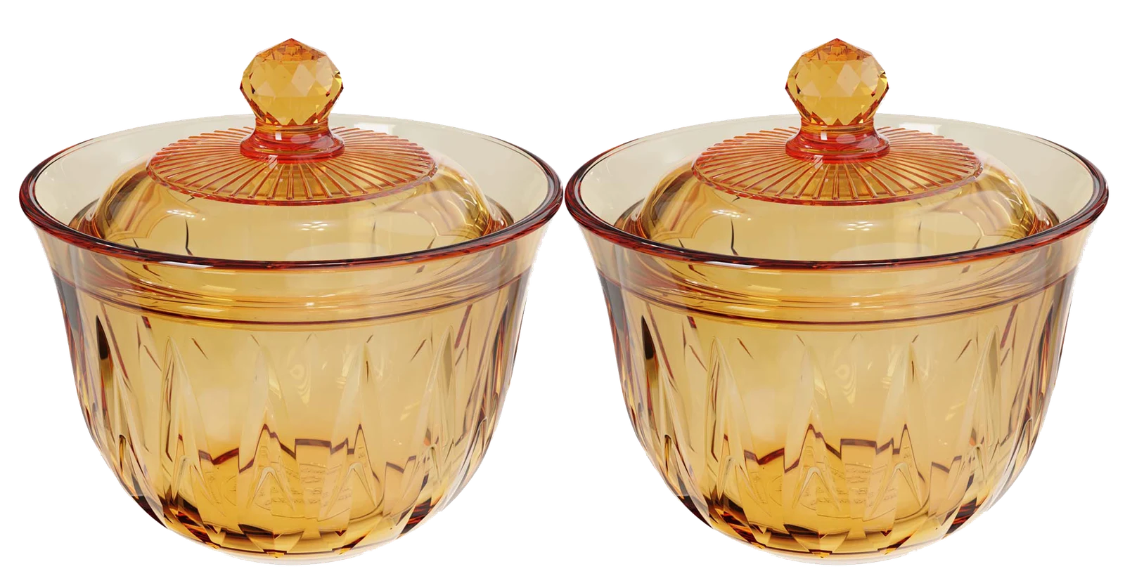 Textured Glass Casserole